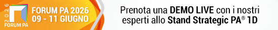 Prenota una DEMO LIVE con i nostri esperti allo Stand Strategic PA 1D